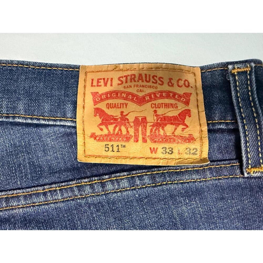Levi's Men's 511 Slim Jeans Stretch 04511-4655 33 x 32 - #0007